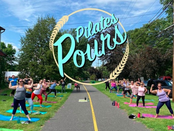 Pilates &amp; Pours Outdoors