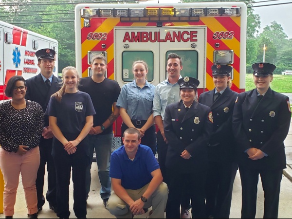 Firemen graduate EMT Training